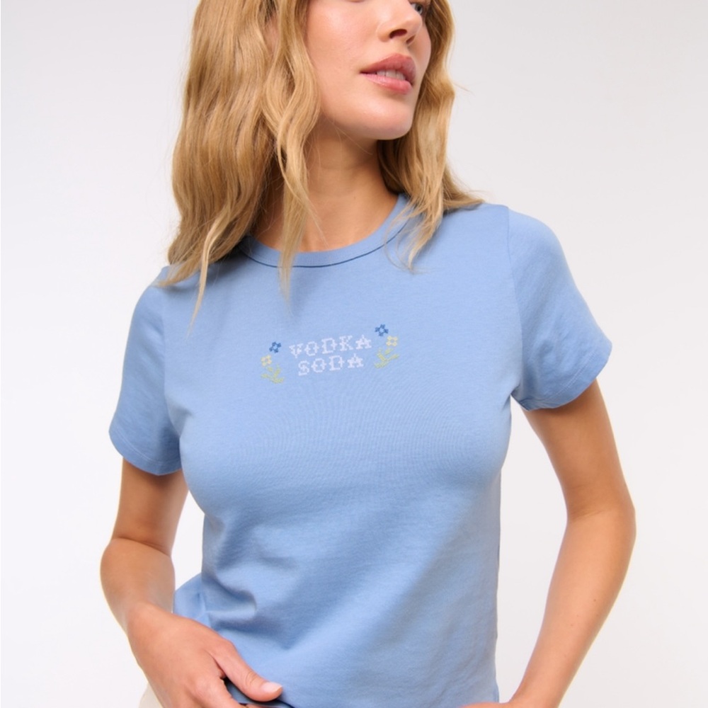 NWT Abercrombie Skimming Tee Graphic